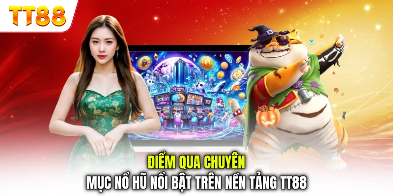 Điểm qua chuyên mục nổ hũ nổi bật trên nền tảng TT88