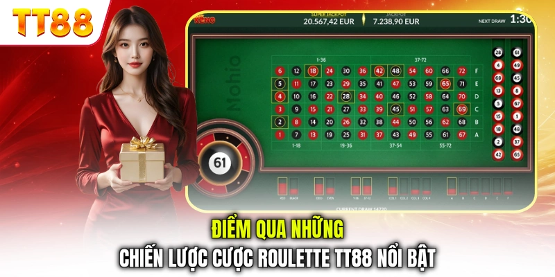 Điểm qua những chiến lược cược Roulette TT88 nổi bật