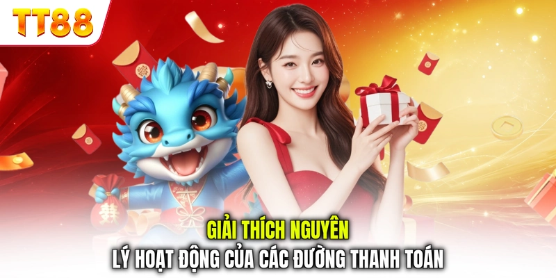 Giải thích nguyên lý hoạt động của các đường thanh toán